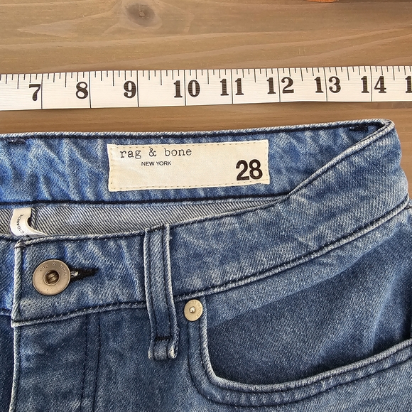 RAG & BONE High Rise Cigarette Jeans - Picture 9 of 13